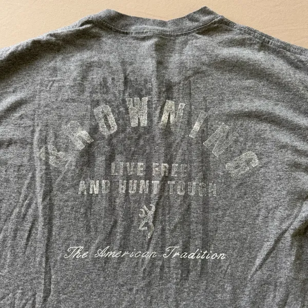 Browning “Live Free Hunt Tough” Graphic Tee - Image 6