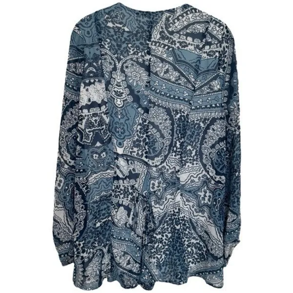 NEW Show Me Your MuMu‎ Paisley Long Sleeve Romper Cottagecore Rodeo Festival S - Image 7