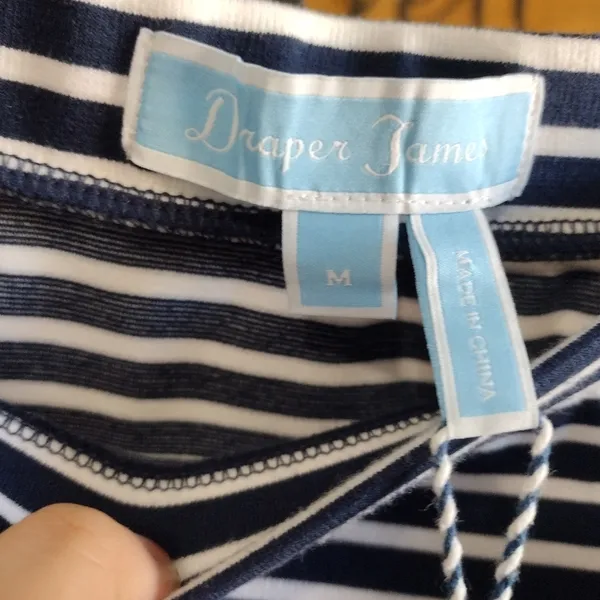 NEW Draper James Sailor Ponte Knit Skirt in Nassau Navy - Image 3