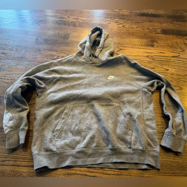 Nike Gray Women's Hoodie - Image 2