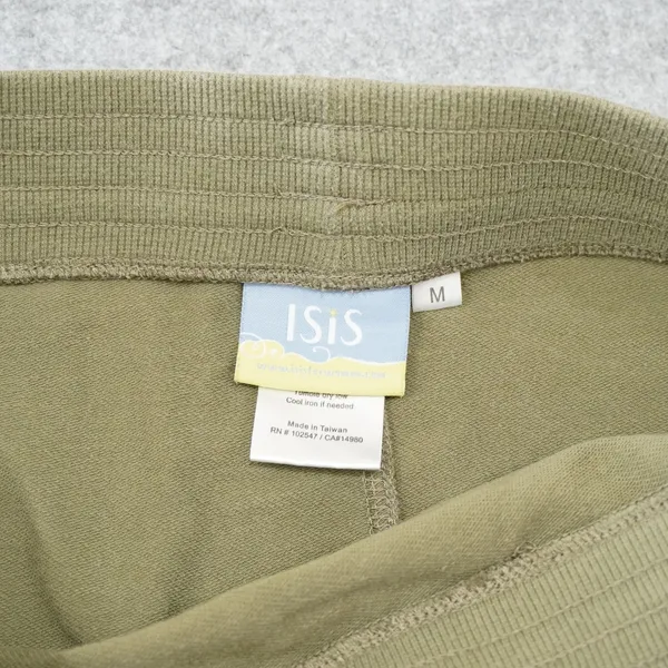 Isis Women's Size M Skirt Olive Green Drawstring French Terry Casual Athleisure - Image 3