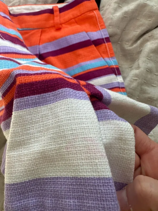 J.Crew Multicolor Striped Shorts Size 6 Colorful Casual Summer - Image 9