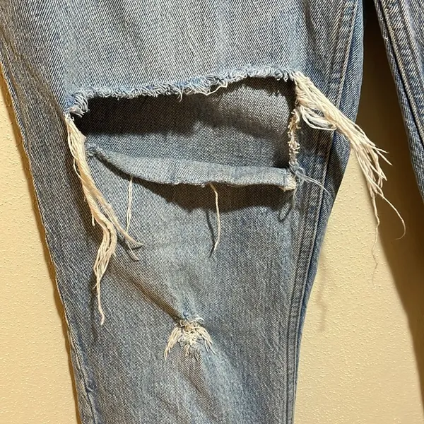 Abercrombie & Fitch Curve Love The '90s Straight Ultra High Rise Jeans 26/2 - Image 7