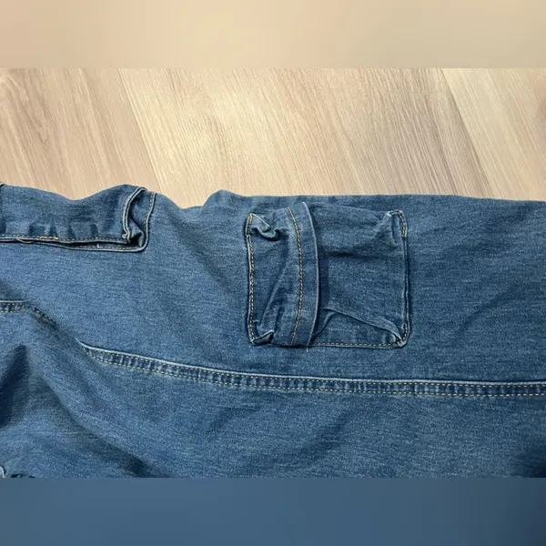 NWOT Daisy Blue‎ Wide Leg Cargo Jeans - Image 8