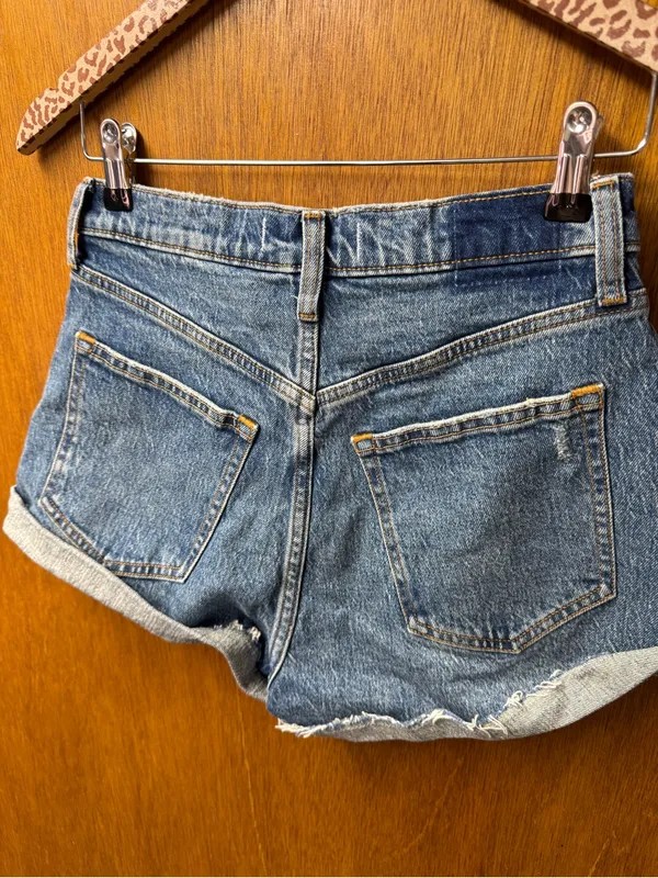 Abercrombie & Fitch A&F The Mom Shorts Curve Love Denim Jorts Denim 4 27 NEW NWT - Image 6