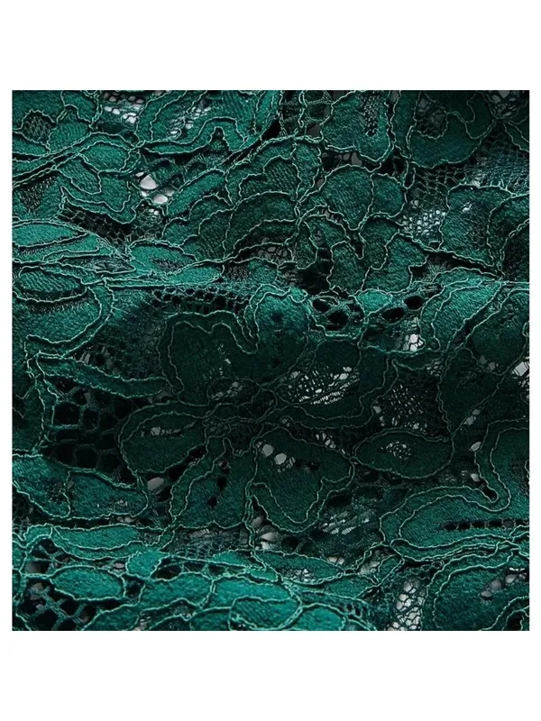 NWT Hill House Ellie Nap in Botanical Garden Green Lace Smocked Midi Dress M - Image 5