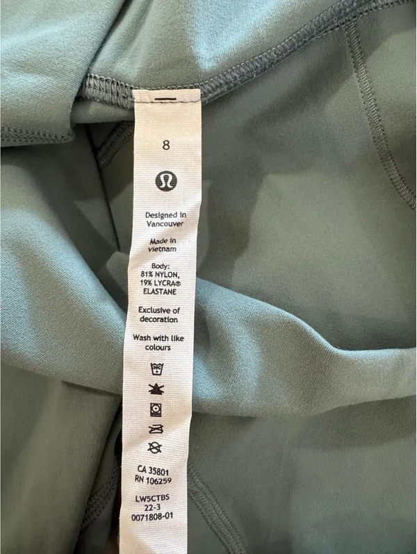 Lululemon Align High Rise 25” Tidal Teal Size 8 NWT - Image 6