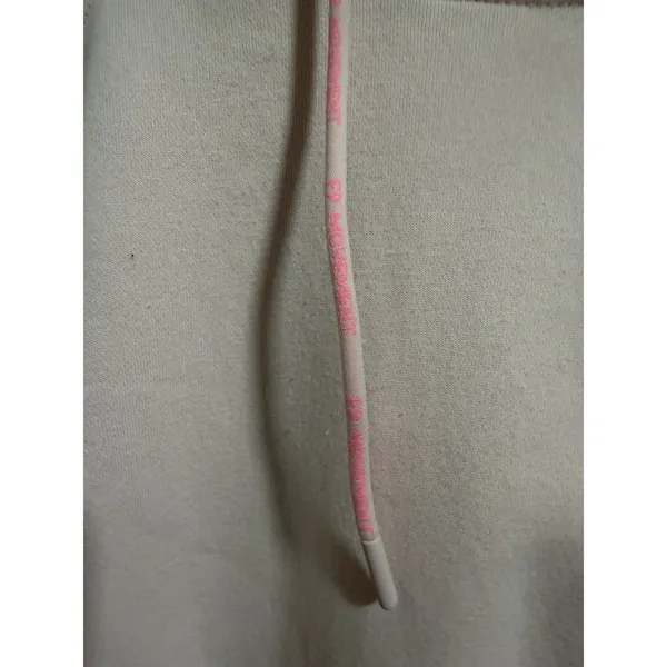 Free People‎ Movement Racing Striped Hoodie Heirloom Pink Women's Size Medium - Image 13