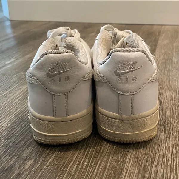 Nike Air Force 1 AF1 low sneakers white youth 5.5 women’s 7.5 - Image 7