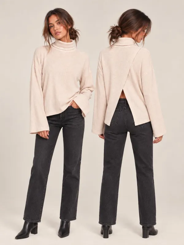 LULUS Flirty Lounge Cozy Comfy Oversized Streetwear Y2K 1990s Casual Grunge - Image 3