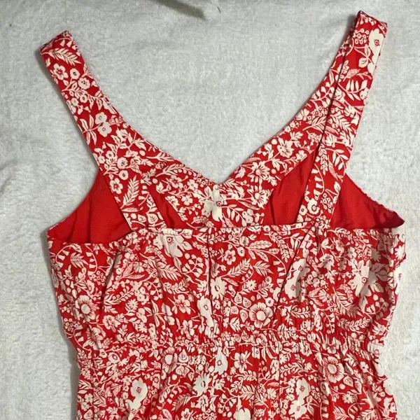 Market & Spruce (S) Adjustable Button Straps Smocked Back Dress - Stitch Fix - Image 8