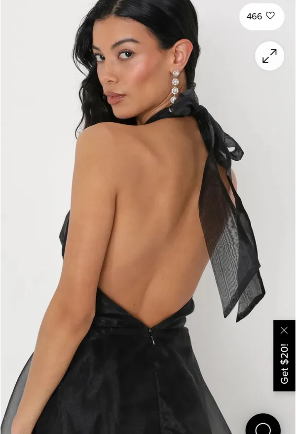 Lulus Black Tiered Dress - Image 3