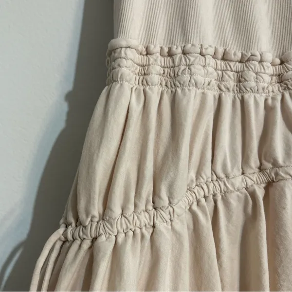 Anthropologie Daily Practice Bubble Mini Dress Pale Pink Size XL - Image 4