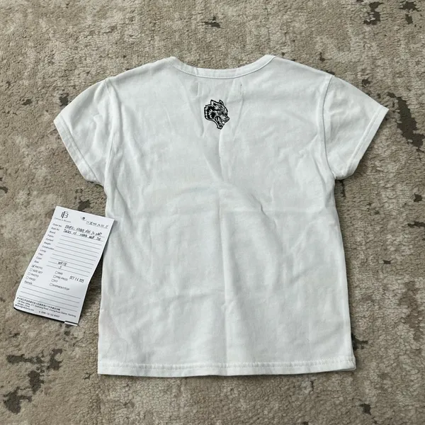 Darc Sport Wolves White Baby Tee Size Small NWT - Image 2