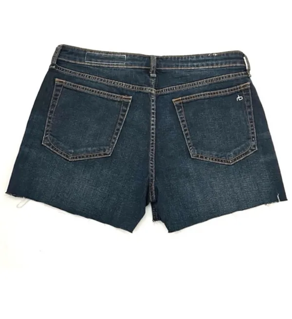 Rag & Bone Drea Low-Rise Short denim cutoff frayed hem Jean shorts size 27 - Image 2