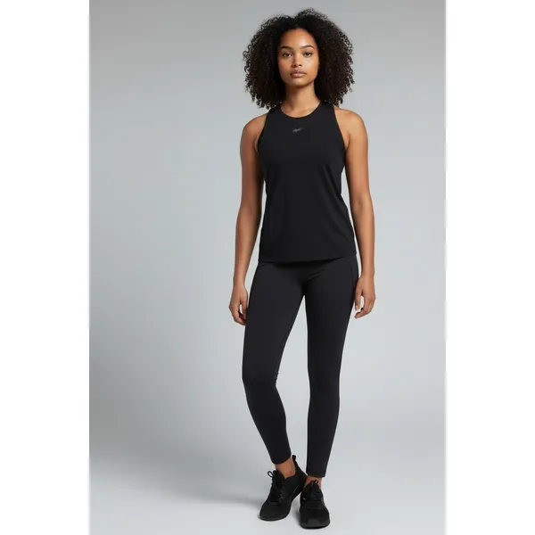 Reebok Womens Athletic Tank Top Sz XS Black Training Active Chill Tech Pullover - Image 6