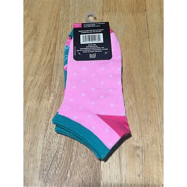 Beverly Hills Polo Club Unicorns & Polka Dot Woman’s Fashion Socks NEW Size 5-9 - Image 4