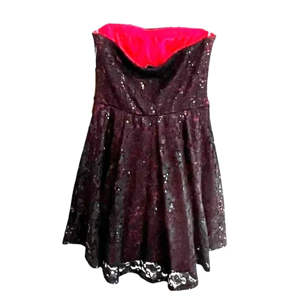 Love Reign Womens Lace Overlay Whimsigoth Dress Sz M HOCO Cocktail Fairy Grunge - Image 2