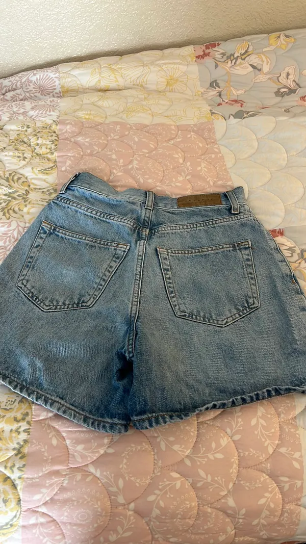 Top shop jean shorts - Image 2