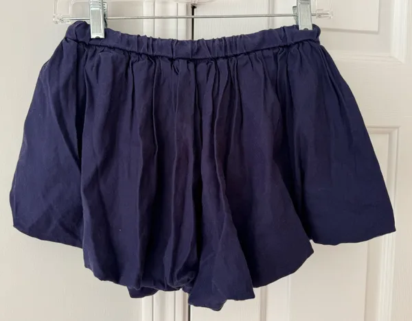 Anthropologie Maeve Linen Blend Cabana Bloomer Bubble Shorts, Size XS - Image 9