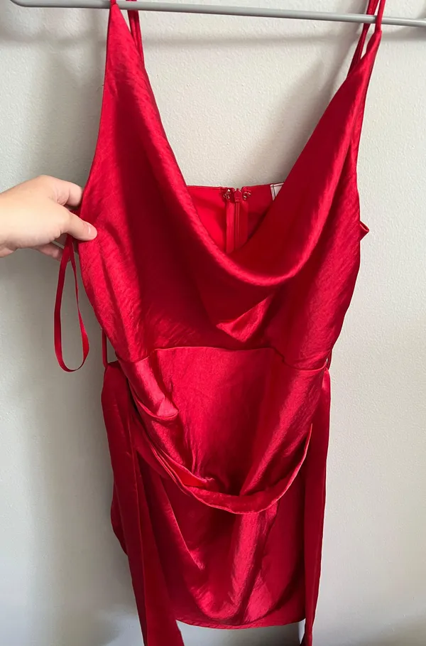 Hello Molly Red Dress - Image 4