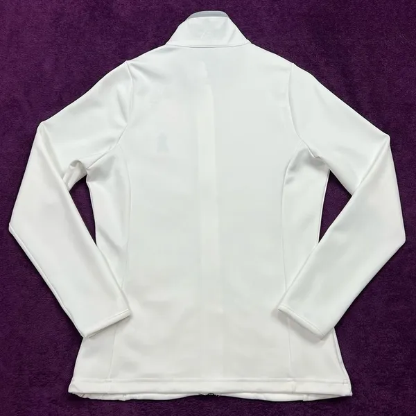 Antigua‎ Women's MLB Los Angeles Angels White Full Zip Leader Jacket Size Small - Image 2