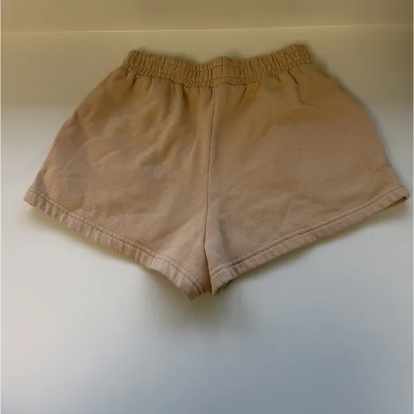 Araminta James Yellow Fleece Shorts Womens‎ XS Lounge Comfy Neutral - Image 2
