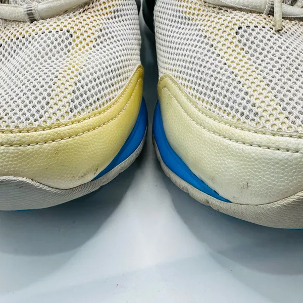 Reebok Women's Cream, Blue & Yellow Low-Top Sneakers - Image 4