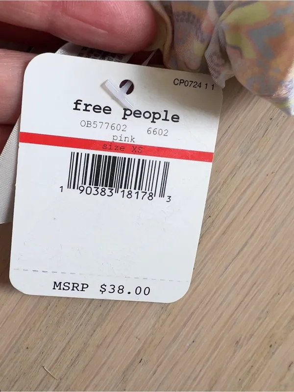 Free People Bueno Soft Bra Bralette in Pink NWT - Image 4