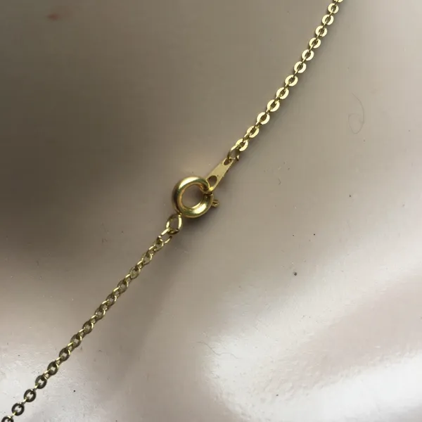 Vintage flower pendant necklace - Image 3