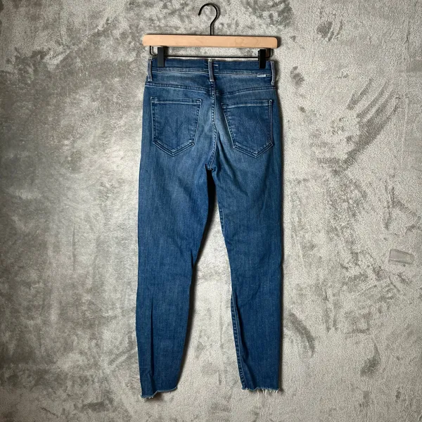 Mother Stunner Zip Ankle Step Fray Good Girls Do Blue Size‎ 26 - Image 2
