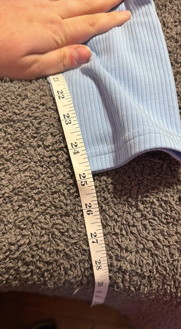 Alo Ribbed High-Waist 7/8 Blissful Legging size medium - Image 3