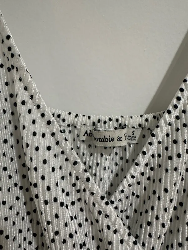 Abercrombie & Fitch Satin Polka Dot Camisole - Image 3