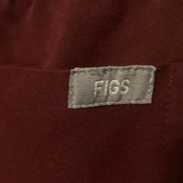 Figs Zamora Jogger Style Scrub Pants Women’s Size XS, 5 Pockets Wine Color - Image 7