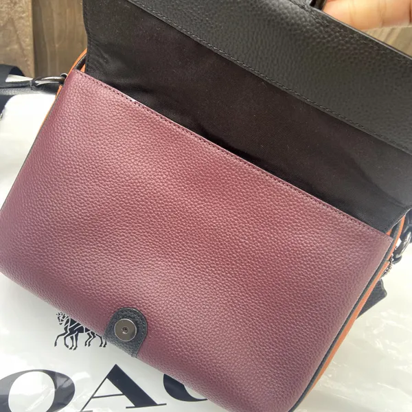 coach Hudson Crossbody In Colorblock c5400 - Image 7