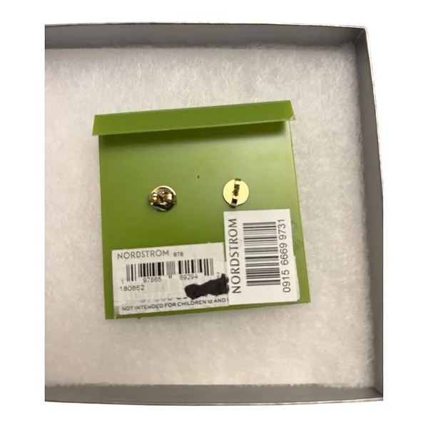 Tory Burch Kira Clover Linear Earrings Forget Me Not Drop Earrings New w/tag - Image 2