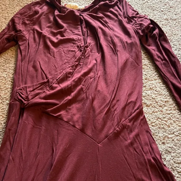 Free people beach small burgundy dress‎ - Image 6