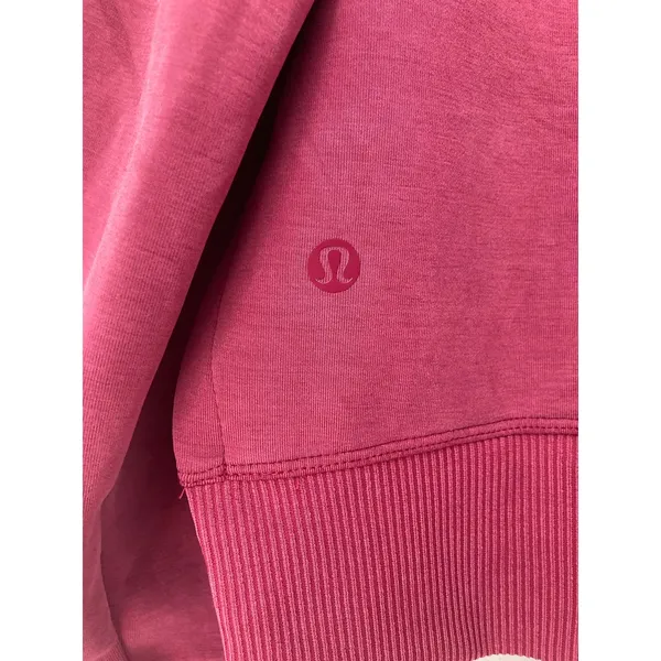Lululemon Softstreme Activewear Sport Pomegranate Turtleneck Pullover Sweatshirt - Image 8