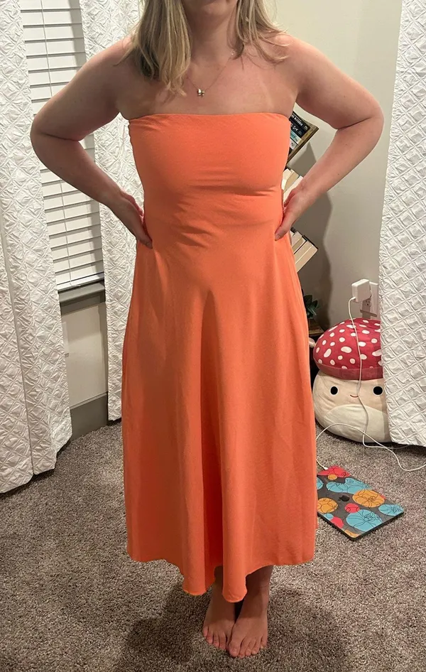 See You Monday Peach dress - Image 2