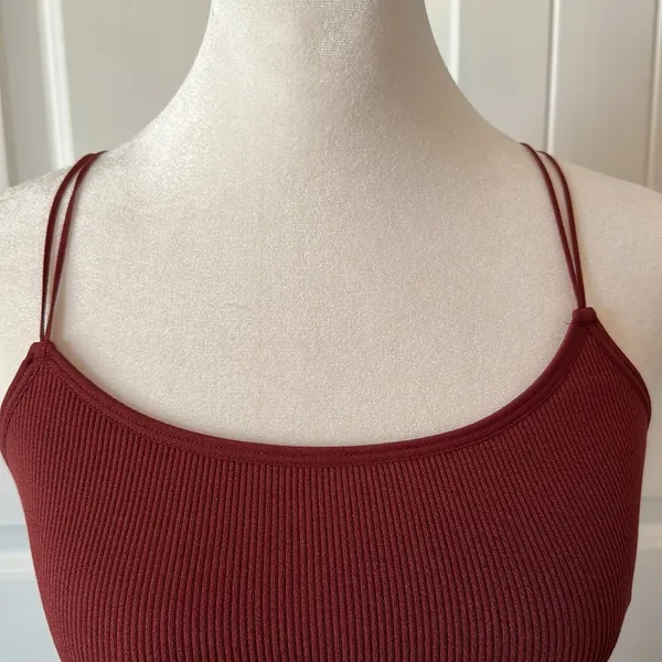 Hollister Lace Red Strappy Bralette - Image 3