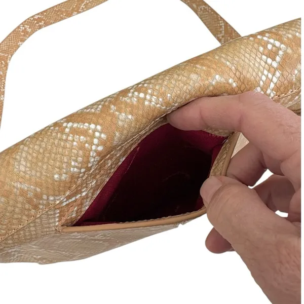 Like New Hammitt Leather VIP Convertible Bag Large Snakeskin Retail $475.00 - Image 4