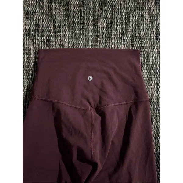 Lululemon Align Super High Rise Bike Shorts 10” Nulu Lightweight Soft Cassis - Image 6