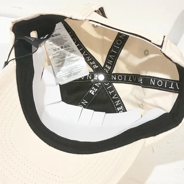 P.E. NATION One Size Adjustable Homage‎ Hat Blush Off White NEW - Image 3