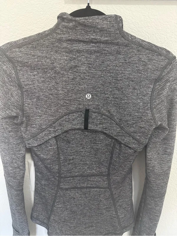 Lululemon Define Jacket Heathered Black Luon Size 4 - Image 10