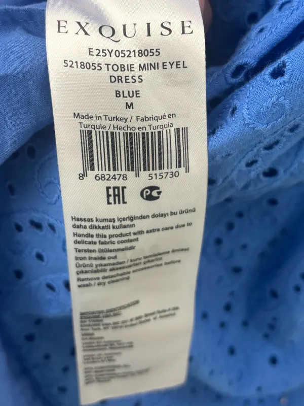 Exquise Tobie Eyelet Mini Shirtdress - Image 11