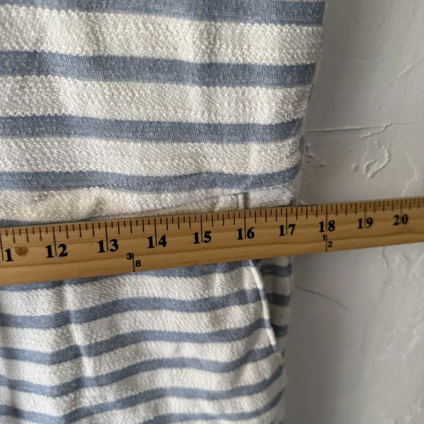Old Navy Romper Terry Cloth Medium Striped‎ Tank Sleeveless Drawstring Pockets - Image 5
