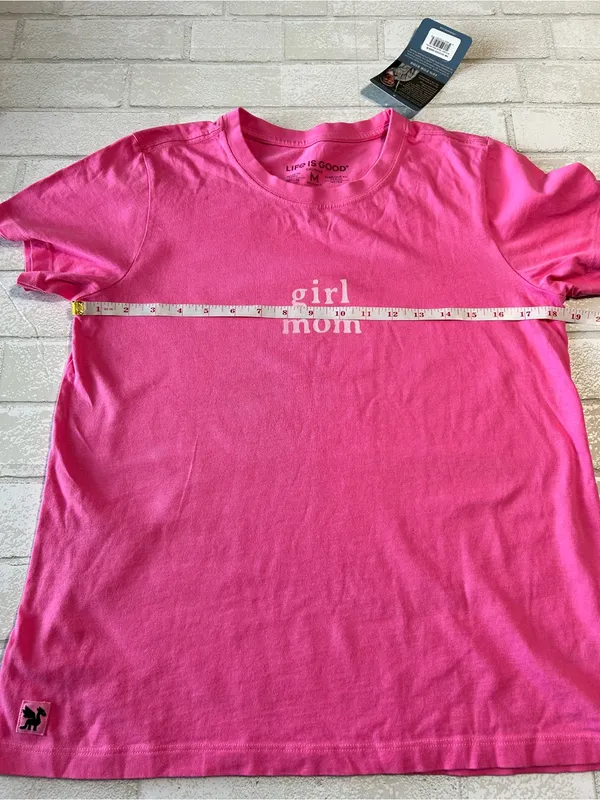 Life Is Good Bright Pink "girl mom" Short Sleeve Tee - Image 6