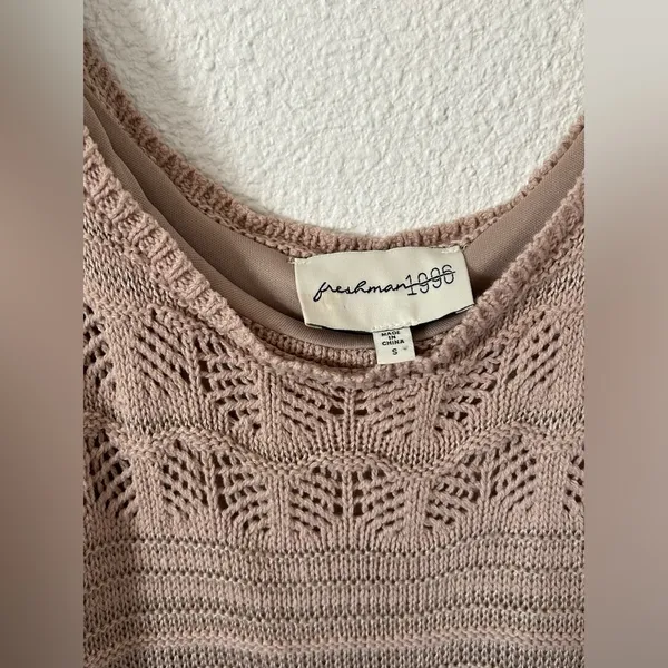 Freshman 1996 crochet midi dress sz small - Image 7