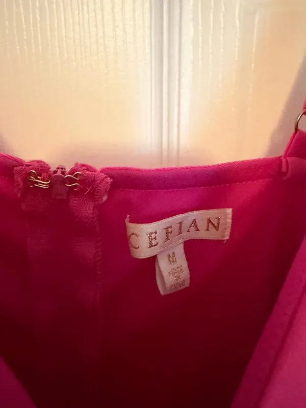 Cefian Pink Mini Dress Size M - Image 3