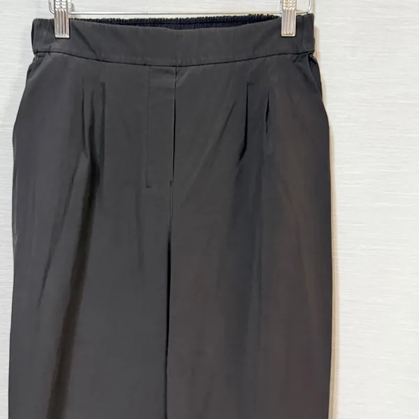 Lululemon Keep Moving Pant 7/8 High Rise Black W5CUYS Size 6 Pleated Tapered - Image 4